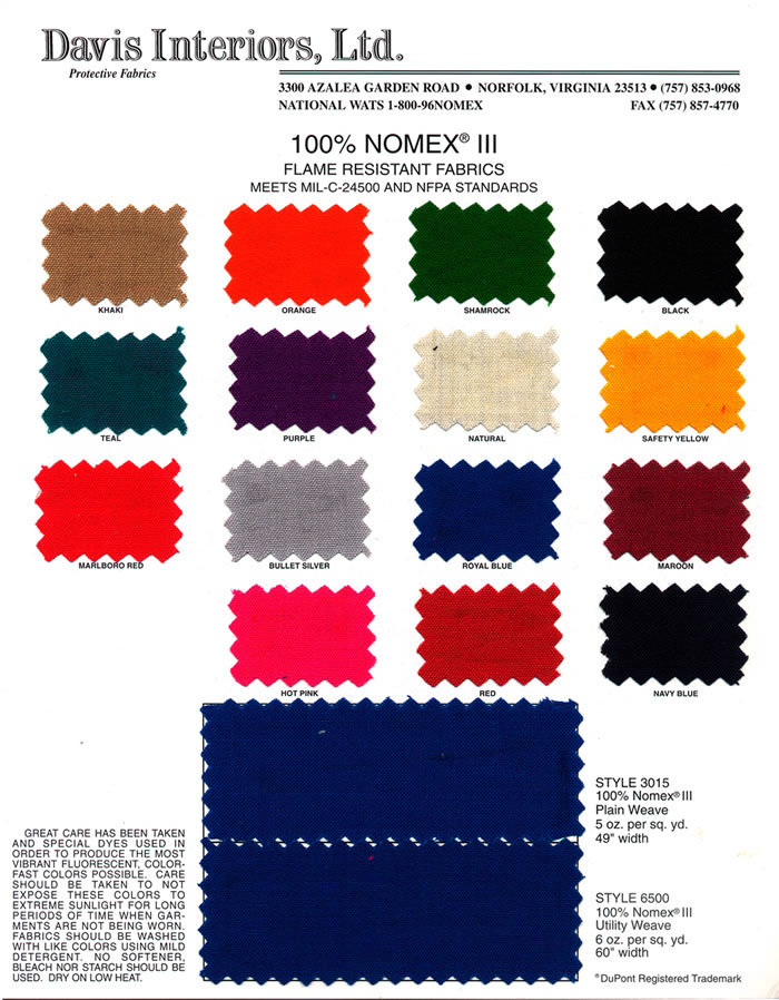Nomex Colors