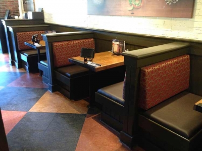 UNO's Restaurant Upholstered Booth Seating